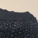 KYEESE Dog Sweater with Leash Hole Warm Pullover with Reflective Yarn for Small and Medium Dogs Male Soft Knit Pullover Boy Dog Coats Cozy Lightweight Thick Sweater,Navy Blue,Large (L (30-45lbs))