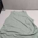 Women's Maternity Tank Tops Summer Sleeveless Crew Neck Ribbed Knit Slim Fitted Blouse Side Ruched Pregnancy Shirts (XX-Large, Light Green)