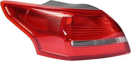 Getfaraway F1EZ-13405-B Driver Side Taillamp Assembly Compatible with Focus Sedan 2015-2018 (Left Side) Tail Light Rear Break Light Lamp Assembly