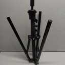 Mannequin Head Stand, Adjustable Wig Stand, Reinforced Metal Mannequin Head Stand for Cosmetology Hairdressing Training (BLACK)