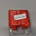 50Pcs Red Organza Gift Bags 3x4 Inch, Small Mesh Drawstring Christmas Candy Bags, Baby Shower Party Favor Jewelry Pouches