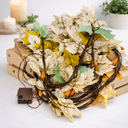 Fall Garland Decor, Decorations for Home Autumn Thanksgiving Decoration for Indoor Outdoor Mantel Fireplace Farmhouse Porch