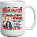 Funny Best Grandfather Grandpa Papa Sarcastic Coffee Mug Novelty Cup Great Gift Idea For Him (Grandpa)
