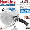Hawkins Stainless Steel 8 litre Inner Lid Pressure Cooker with Induction Compatible