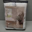 Pinch Pleat 100% Blackout Curtains 86 Inch Length 2 Panels Set Flax Linen Beige White Cream Room Darkening Soundproof Curtains Drapes with Hooks Rings Back Tab for Bedroom Living Room Track System