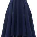 Dressystar Women's Sequin Halter Cocktail Prom Dresses Hi-Lo Sparkly Glitter Homecoming Bridesmaid Wedding Guest Dress