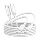 USB C to USB C Charging Cable for Apple iPhone 17/16/15 Charger Fast 10ft Long USBC to Type C Power Cord for iPhone 17/16 Pro/Pro Max/Air, MacBook Air 13 inch/MacBook Pro/iPad 10th/iPad Pro/iPad Air (White)