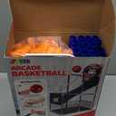 JOYIN Arcade Basketball Game Set with 4 Balls and Hoop for Kids 3 to 12 Years Old Indoor Outdoor Sport Play - Easy Set Up - Air Pump Included - Ideal for Competition