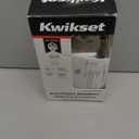 Kwikset 92640-001 Contemporary Electronic Keypad Single Cylinder Deadbolt with 1-Touch Motorized Locking, Satin Nickel, 8 x 4 x 6
