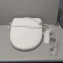 FVZ Bidet Toilet Seat Elongated Smart Heated Toilet Seat with Warm Water & Dryer, Feminine & Child Wash, Self-Clean Stainless Steel Nozzle, Adjustable Water Pressure, Slow Close Lid (White)