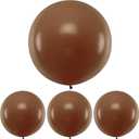36 Inch Brown Balloons Giant Mocha Coffee Balloons Boho Party Decorations Gender Neutral Woodland Baby Shower Decorations 4 Count
