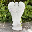 Solar Angel Garden Statue Sculpture, Angel Figurine Solar Lantern Outdoor Decor Lawn Yard Patio Garden Art Ornament Housewarming Christmas Gifts