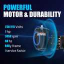1HP Swimming Pool Pump Replacement for W3SP1580 Pump with Cord