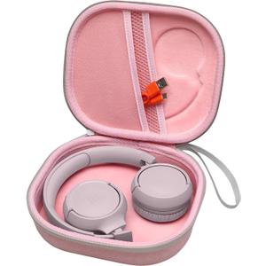 LTGEM Case Compatible with JBL Tune 510BT 520BT 500BT 570BT 660NC 710BT 720BT 770NC & Live 460NC 660NC 670NC 770NC 760NC Headphoness, Pink