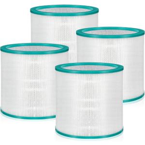 Lewtemi 4 Pack Replacement Filter Compatible with Dyson Tower Purifier TP01, TP02, TP03, AM11, BP01 Models, Green