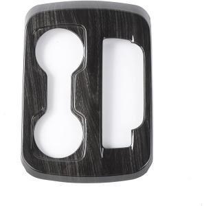 Linskip Gear Shift Panel Trim Compatible with 2014-2022 Chevy Colorado & GMC Canyon, Cup Holder Decor Cover for Chevrolet Colorado Interior Accessories(Dark Wood Grain)