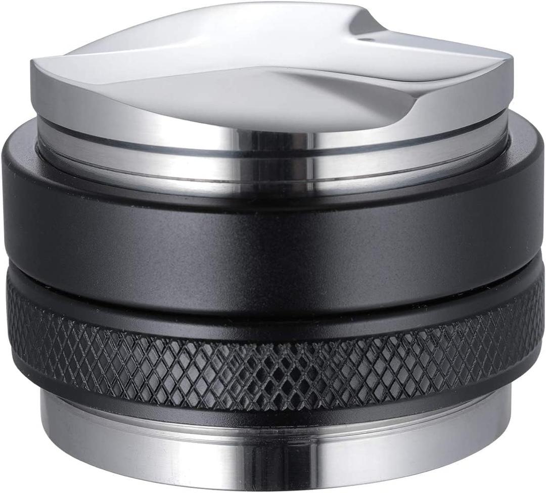 MATOW 53mm Coffee Distributor and Tamper, Dual Head Coffee Leveler Compatible with Breville 54mm Portafilter, Adjustable Depth- Professional Espresso Hand Tampers