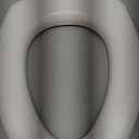 Mayfair Padded Toilet Seat, Cushioned Soft Vinyl over Wood Core Seat, Secure Hinges, Easy Clean, Made in USA, Elongated, White