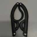 15 Pcs Travel Hangers Portable Foldable Travel Hanger Organizer, Plastic Cruise Ship Accessories Essentials Clothes Hanging Rack Folding Hangers for Traveling Camping Flying RV Europe Suitcase, Black