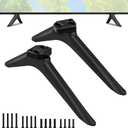 TV Legs for Toshiba TV Stand Replacement, Only for Toshiba 43C350LU 50C350LU 55C350KU 55C350LU, for 43" 50" 55" Toshiba TV Legs with Screws Set, Easy to Install, Black