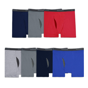 Fruit of the Loom Men's Coolzone Boxer Briefs, Moisture Wicking & Breathable, Assorted Color Multipacks, Medium