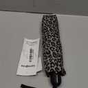 Samsonite Compact Auto Open/Close Umbrella, One Size, Grey/Black Cheetah