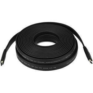 Monoprice 104164 Commercial Series Flat Standard HDMI Cable, 1080i @ 60Hz, 4.95Gbps, 24AWG, CL2, 35ft, Black