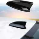 Thenice for 11th Gen Civic Accessories Antenna Topper Car Shark Fin Cover Exterior Decoration Compatible with Honda Civic 2022 2023 2024 2025 -Glossy Black