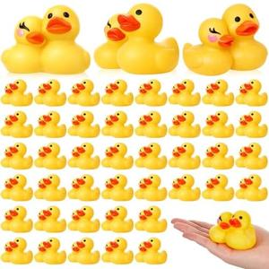 Deekin 24 Pcs Bride and Groom Rubber Ducks for Wedding Favors Couples Ducks 2.8 Inches Sweet Ducky Darling Party Favors Gifts for Wedding Souvenir Party Decorations Cupcake Topper (Sweet)