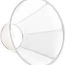 GO&SO Small Beige Lamp Shade for Table Lamps-Bell Bedside Lampshade-6"x13"x9.8" Spider Natural Linen Lampshades Replacement -Traditional Empire Shade Style with Elegant- Assembly Required