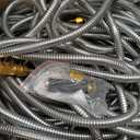 Rosy Earth Metal Garden Hose 200 FT - 304 Stainless Steel Water Hose 200 FT - Expandable Short Flexible Garden Hose, no Kink Explosion, no Bite