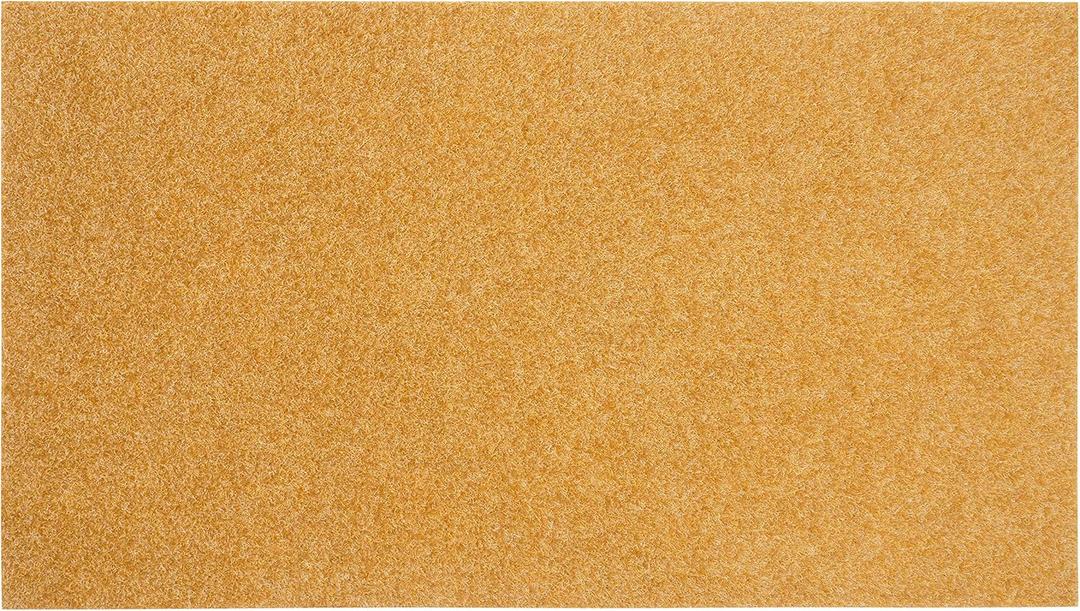 KAF Home Eco Coir Non-Shed Synthetic Doormat, Heavy-Duty, Weather Resistant, Non-Slip PVC Backing, 17 by 30 Inches, Natural