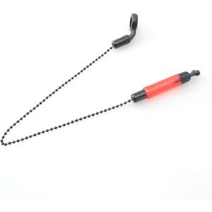 2pcs Red Fishing Alarm Simple Soft Chain Wobbler Flashing Light Signal Assembly Bite Indicator