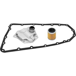 JF011E CVT Transmission Filter Kit Fit for Nissan Altima Juke NV200 Rogue Sentra Mitsubishi Lancer Outlander Jeep Compass Dodge Patriot Caliber Replace 31728-1XF03 31728-1XF0A 31728-1XF02 5191890AA