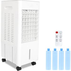 CAYNEL Portable Air Conditioners w/Remote, 4 Modes & 3 Speeds,1.45-Gal Tank Windowless Air Conditioner for 20H Cooling, 7.5H Timer for Auto Off,3-IN-1 Evaporative Air Cooler for Room Bedroom Office