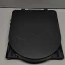 Sckee Camping Toilet, Portable Toilet for Adults, Portable Travel Folding Toilet with Lid and Paper Holder, Compact Potty for Car, Camp Toilet Portable Toilet for Camping, Hiking,Truck, RV, Beach (Black)