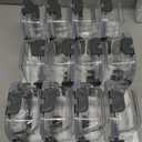 GULFLIN 24-Piece Small Glass Food Storage Containers with Lids Airtight, 1.5 Cup Meal Prep Containers Set, Microwave&Dishwasher Safe, Leak-Proof, BPA-Free, Grey