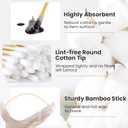 800 Pcs 6" Long Cotton Swabs  Extra Long Wooden Sticks  Large Bulk Wood Handle Cotton Tipped Applicators for Cleaning Makeup, Nail Polish, Electronics, Jewelry, Art & Crafts, Home and Pet Care