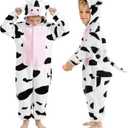 Halloween Toddler Animal Costumes for Kids Baby Boys Girls Onesie 18M-8 (2T-3T, Cow)
