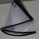 Supet Dog Cone Collar Adjustable After Surgery, Comfortable Pet Recovery Collar & Cone for Large Medium Small Dogs, Elizabethan Dog Neck Collar Plastic Practical, Size L (Neck: 14.0~17.5"), White)