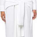 Norma Kamali Women's Four Sleeve Nk Shirt Long Dress (White, M)