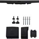 WFLNHB Black Tailgate Flexible Step Pad Molding Trim with Release Button Replacement for 2015-2019 F150 FL3Z-9940602-B FL3Z9940602B