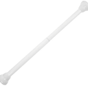 Adjustable Tension Curtain Rod for Shower and Closet Heavy Duty Telescoping Rod No Drill Installation for Indoor (18in - 36in.)