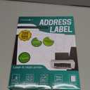 Colemoly Round Labels - 100 Sheets 2.5"(9 UP) Mailing Circle Sticker Paper for Laser/Inkjet Printer 900 Blank White Matte Adhesive