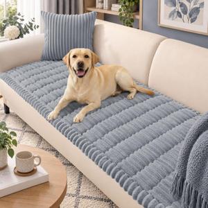 Smiry Couch Cover for Dogs, Non Slip Washable Sofa Protector for Pets
