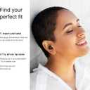 5 x Ear Plugs for Sleeping Noise Cancelling, Soft Reusable Earplugs for Sleep, Silicone Ear Plugs Noise Reduction for Block Snoring/Noise Sensitivity/Travel/Work/Focus - 5 Pairs Ear Tips in S/M/L