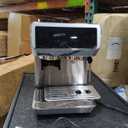 AMZCHEF Espresso Machine With Grinder, 190-201 Temp Control Coffee machine with 44 Grind Setting, Milk Frother, Touch Screen, Cold Brew, Sliver