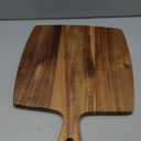 17"x13" Large Acacia Wood Cutting Board with Handle Big Wooden Charcuterie Boards Butcher Block Meat Cutting Boards for Kitchen Decor Bread Cheese Serving Platter Thick Teak Chopping Board Food Tray