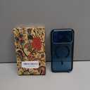 [Full Camera Protection& Mechanical Lock]Magnetic Privacy Case for iPhone 17 Pro Max[Compatible with MagSafe] [CD Metal Ring]Full Body Shockproof Metal Bumper, 9H Anti Peeping Glass Cover-Black