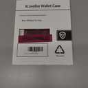 XcaseBar for S24 5G Wallet case with Zipper Credit Card Holder RFID Blocking,Flip Folio Book PU Leather Shockproof Protective Cover Women Men for S24 Phone case Wine Red